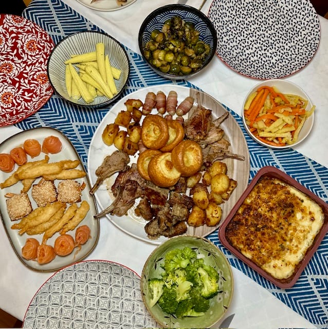 the one with the christmas dinner, a short story